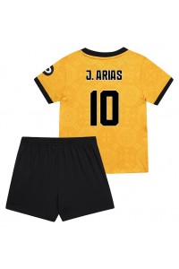 Wolves Jhon Arias #10 Babytruitje Thuis tenue Kind 2025-26 Korte Mouw (+ Korte broeken)